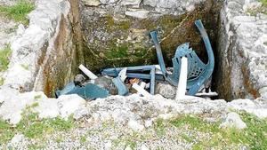 Denuncian el abandono del yacimiento arqueológico del Pedret de Bóquer de Pollença (Mallorca)