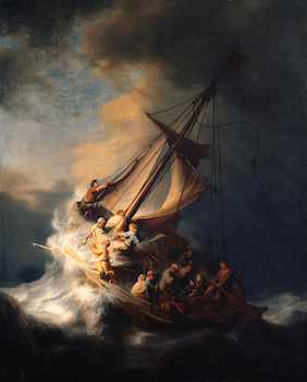 'Cristo en la tormenta en el mar de Galilea' (1633), la única marina de Rembrandt van Rijn, fue una de las piezas robadas.
