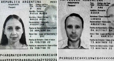 los  2 espias: Valerievna Dultseva , alias María Rosa Mayer Muñoz, alias María Mayer y Artem Dultsev , alias Ludwig Gisch. ambos con pasaporte argentino