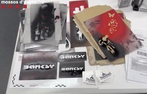 Mossos d’Esquadra desarticula una red de falsificaciones de Banksy