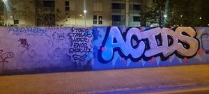 Denunciados tres grafiteros madrileños por numerosas pintadas en Palma