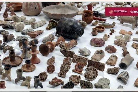Una familia española decide retornar voluntariamente 2.533 objetos prehispánicos de su colección a México.
