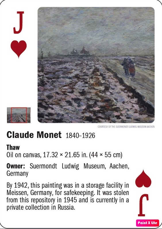 'EL DESHIELO' (the Thaw) Eduard Monet. óleo /lienzo, 44x55cm