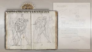 Un cuaderno de apuntes de Jacques-Louis David, robado durante la ocupación nazi en Francia, forma parte de la colección del Palacio de Versailles.