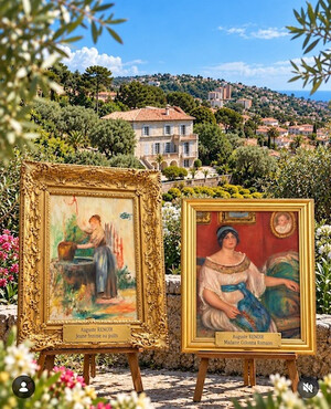 Se han recuperado los dos cuadros robados en el Museo Renoir de Cagnes-sur-Mer.