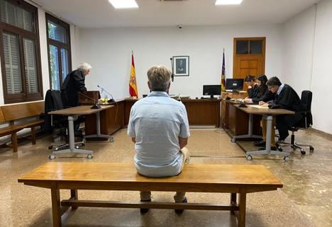 El acusado en la Sala 2 de lo Penal de Palma de Mallorca el pasado 27 de julio.