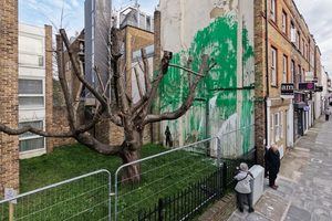Un nuevo mural de Banksy ha sido vandalizado