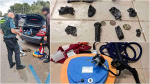 El arqueofurtivo fue sorprendido con todo el Kit de Expolio submarino