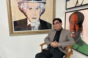 El galerista de Miami, Leslie Roberts, acusado por vender obra falsa de Warhol.