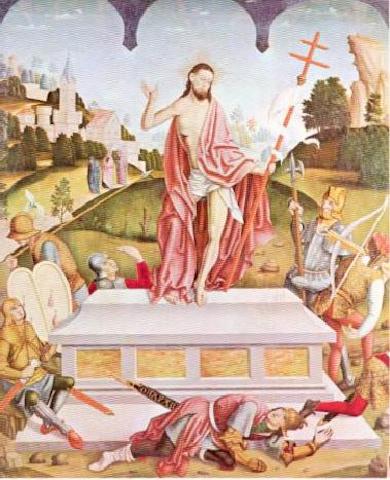 'Resurección de Cristo', 135x110, temple sobre tabla