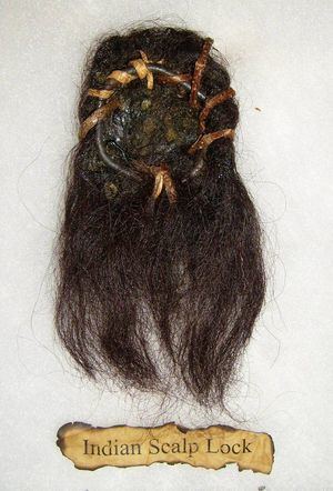 Se retira de subasta en Estados Unidos una cabellera apache.