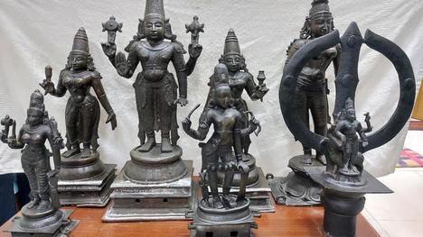 Recuperados en la India varios ídolos robados hace 10 años