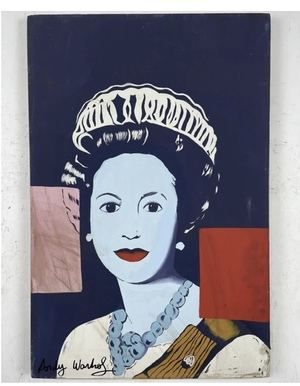 el retrato de Isabel II requisado por el FBI el pasado 9 de abril.