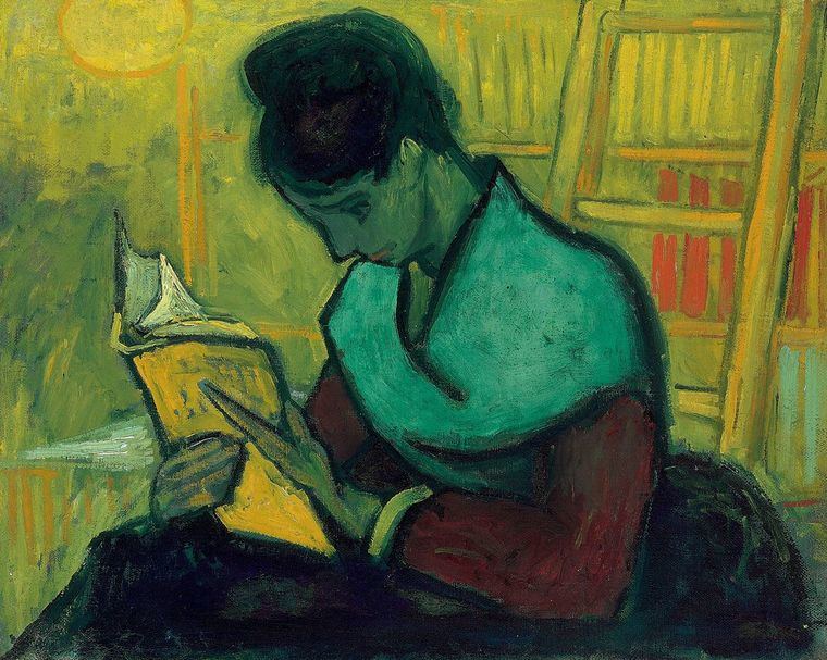 'Liseuse de Romans' (1888) Vincent van Gogh