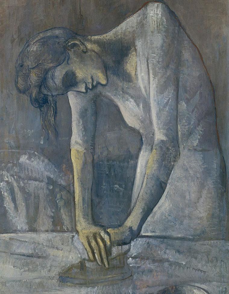 “La Repasseuse”  (1904), Pablo Picasso 