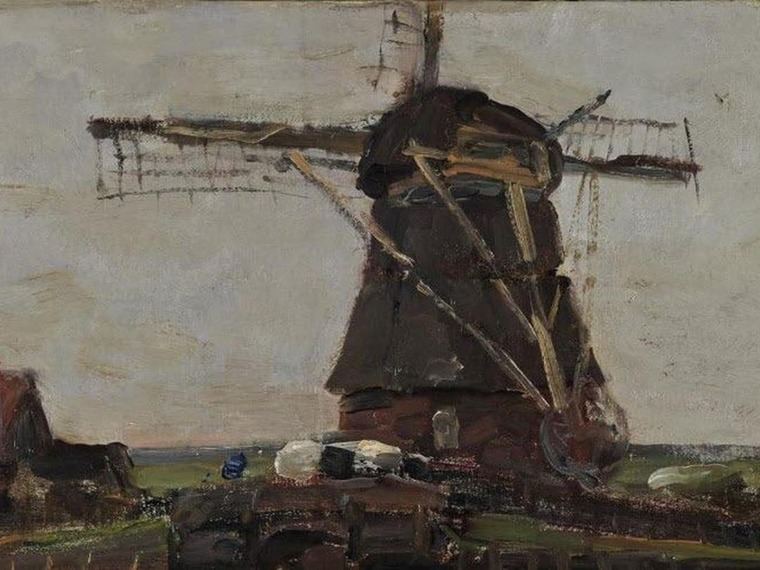 Piet Mondrian, “Stammer Windmill”, (1905)