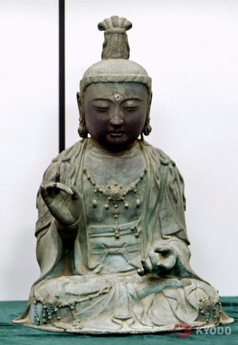 Bodhisattva Kanzeon , bronce de 700 años robado por piratas japoneses en Corea en 1330