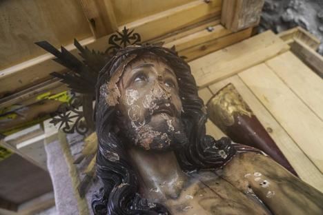 Un judío radical destruye un Ecce Homo en Iglesia de la Flagelación de Jerusalén