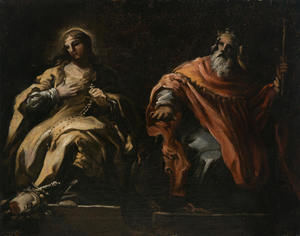"Santa Catalina de Alejandría" / Francesco Solimena