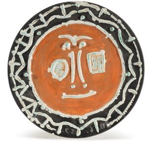 "VISAGE EN GROS RELIEF "- PICASSO (1959)