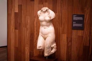 Cultura entrega al Museo de Málaga un torso de Venus recuperado del tráfico ilícito.