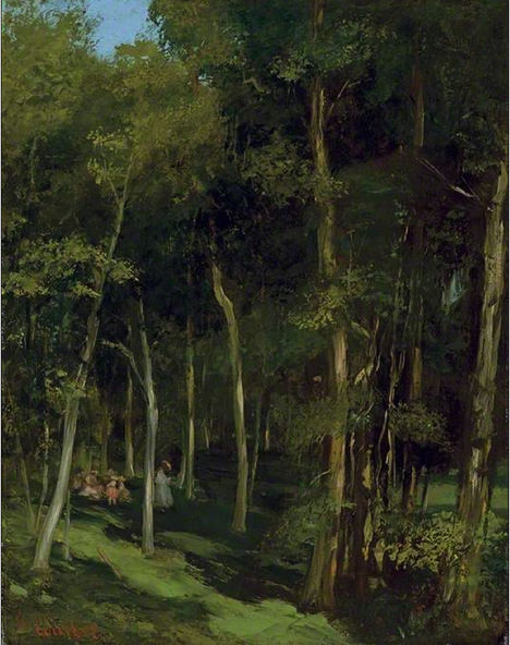 “La Ronde Enfantine” (1862) Gustave Coubert