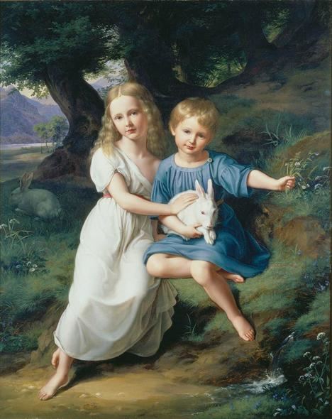 'The Artist's Children' (1830), Wilhelm von Schadow