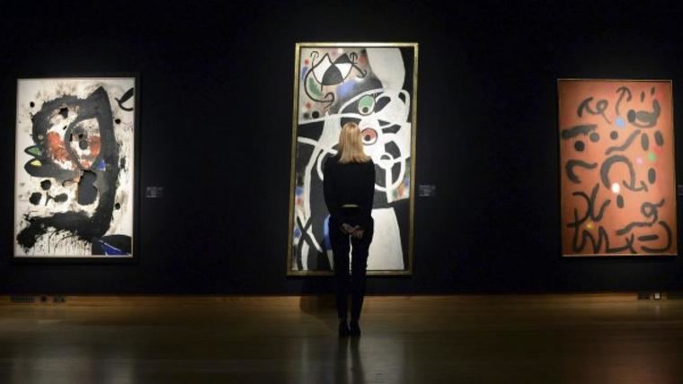 Desde 2022 las 41 obras de Miró pertenecen al patrimonio artístico portugués
