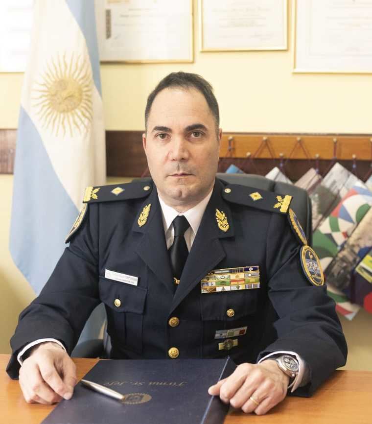 Comisario Inspector Fernando Manuel Gómez Benigno, Jefe del Departamento de Protección del Patrimonio Cultural (DPPC) de la Policía Federal de Argentina