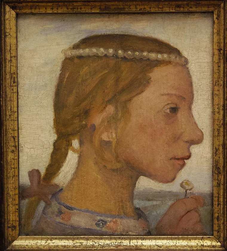 'Junges Mädchen' (1901), Paula Modersohn-Becker