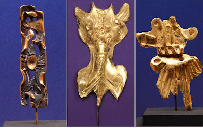 El botín asciende a 50 piezas abstractas en oro