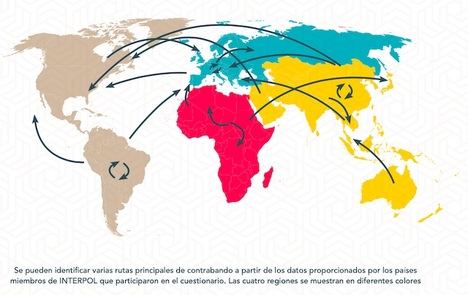 rutas internacionales   en el tráfico ilícito de arte.