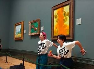 Protesta de Just Stop Oil en la National Gallery