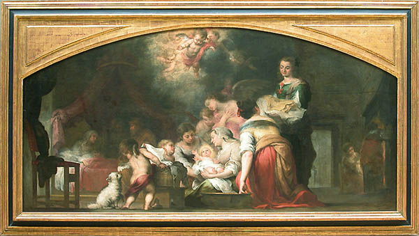 'El nacimiento de la Virgen'. Uno de los 8 Murillos que todavía conserva el Louvre