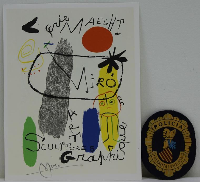Litografia de Miró falsa