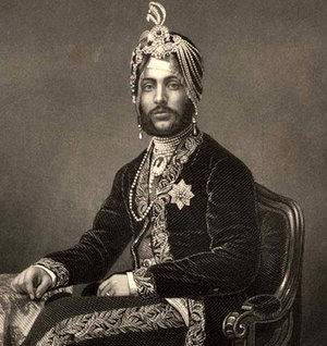 Maharajá Ranjit Singh, último propietario del Ko-I- Noor hasta 1850