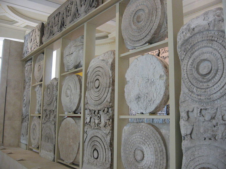 Los Mármoles de Amavarati ( I a. C. al siglo VIII d. C.) , en el British Museum también están reclamados por la India