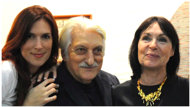 Sabine Boghici, Jean Boghici y Genevieve Boghici , antes del 'mal fario'