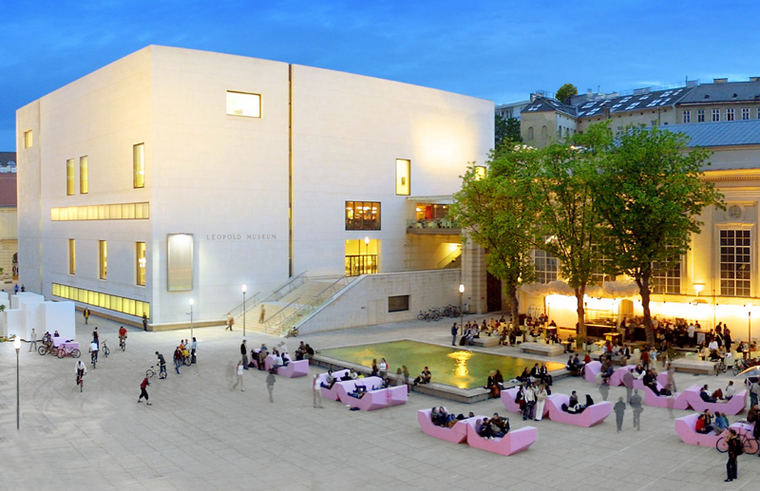 Leopold Museum (Viena). Creado en 2001 alberga la mayor colección del mundo de obras de Egon Shiele
