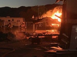 Un nuevo incendio en el parque de esculturas Liberty Sculpture Park del artista y disidente chino Chen Weiming.