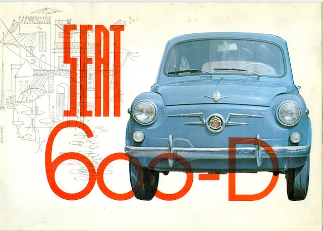 SEAT 600D 1ª serie. Catalogo