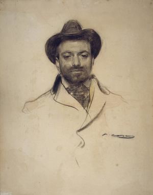 Jose Mº Sert, retrato de Ramón Casas