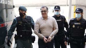 Bashkim Osmani, al ser conducido a los juzgados de Palma el pasado 2 de marzo de 2022.