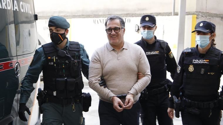 Bashkim Osmani, al ser conducido a los juzgados de Palma el pasado 2 de marzo de 2022.