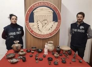 La policía Italiana desmantela una trama internacional de contrabando de antigüedades arqueológicas