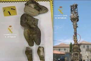 La Guardia Civil investiga a un varón por un delito de daños al Cruceiro de Hío (Pontevedra)