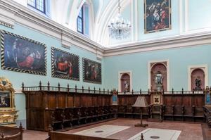 El Coro Bajo del convento de las Comendadoras en Madrid. Sin acceso gratuito al público.