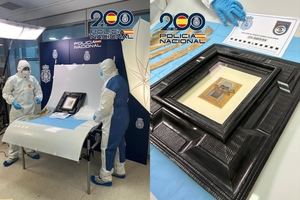 "Aparece" la obra "Desaparecida" de Picasso, destinada a la exposición de Granada.