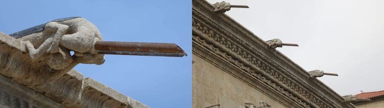 'Rectoscopia plateresca, a gárgola enculada, fomento del tabaquismo, as gárgolas fuman canutos'... son las otras opiniones de las opiniones de vecinos y asociaciones por la defensa del patrimonio.