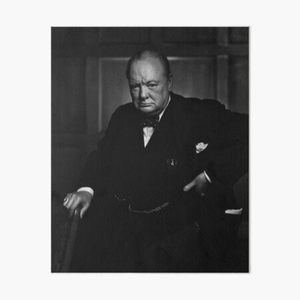 Roban el original de la fotografía más famosa de Winston Churchill en un hotel de Canadá.